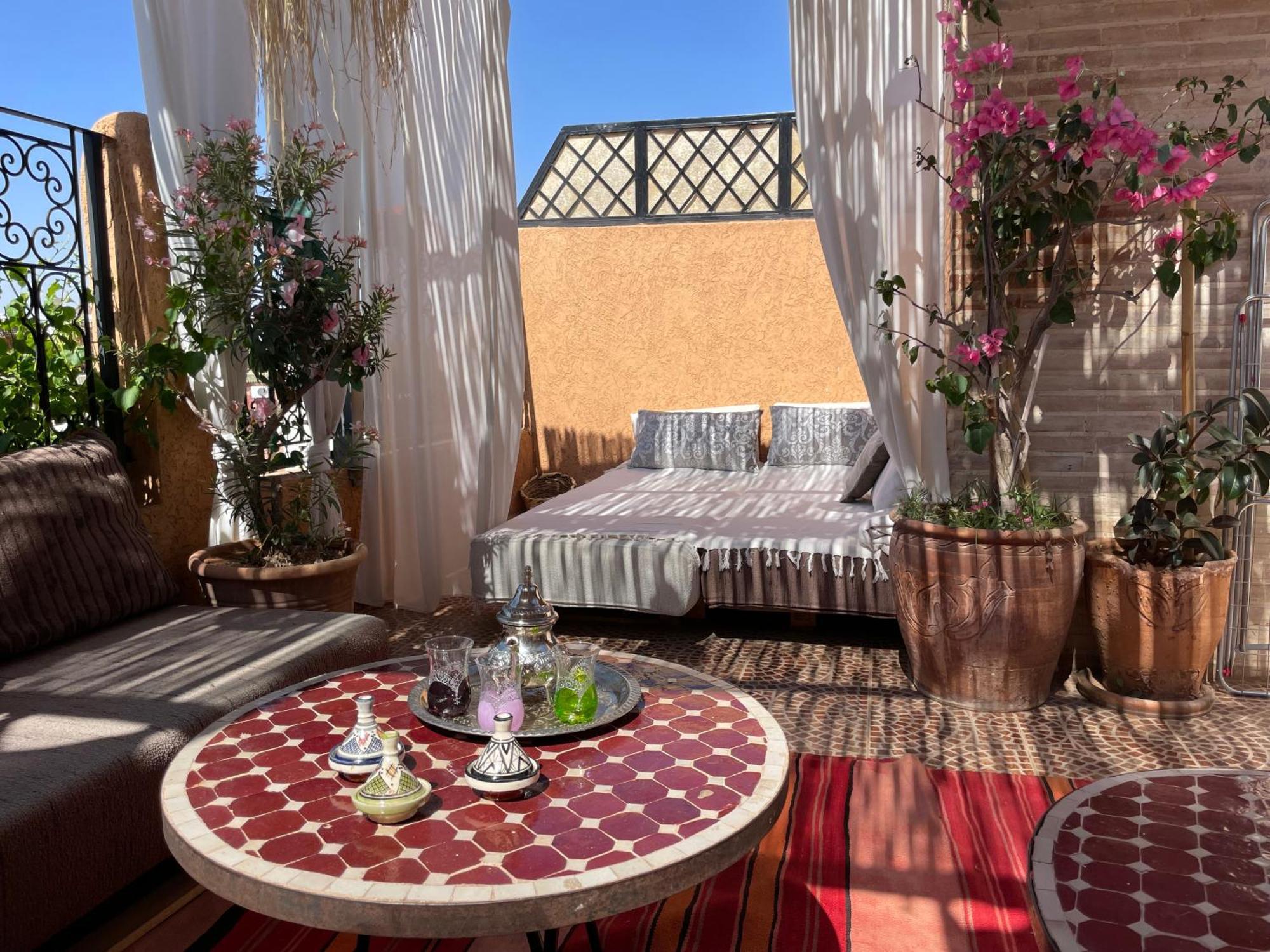 Riad Palmier Fleuri Марракеш Екстер'єр фото