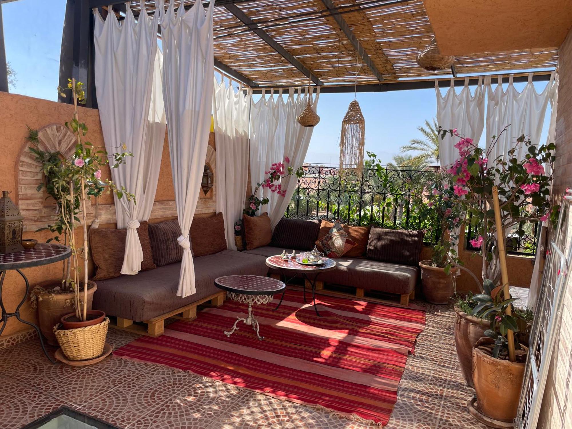 Riad Palmier Fleuri Марракеш Екстер'єр фото